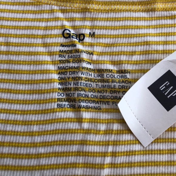 GAP striped tank with flower detail - Picture 3 of 3